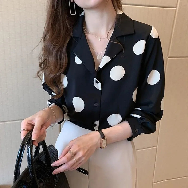 Elise Elegant Lapel Shirt